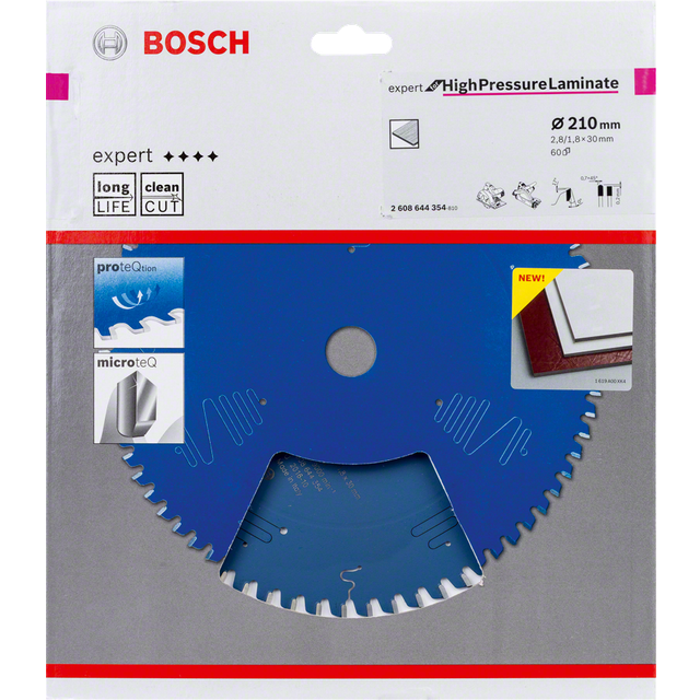 Billede af Bosch Rundsavsklinge 210x30x2,8mm 60t Exp Highpress 2608644354